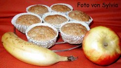 Apfel-Bananen-Muffins